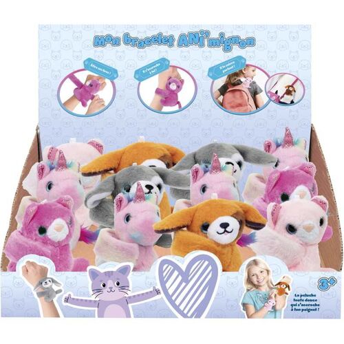 Bracelet peluche Noname TW 1519 assortiment modèle aléatoire pastel