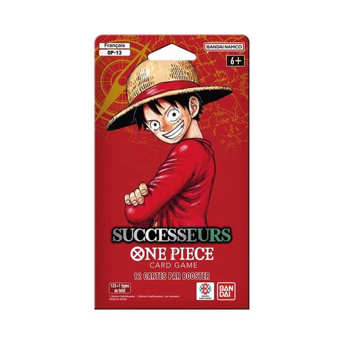 Booster One Piece Asmodee Op-13 Successeurs 12 Cartes Rouge