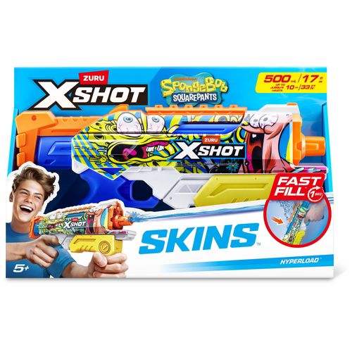 Xshot Water Spongebob Hyperload Pistolet À Eau