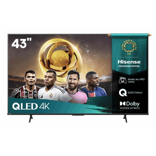 Hisense E7Q PRO 43E79Q PRO TV 43" 4K Ultra HD Smart TV Wifi Noir 300 cd/m²