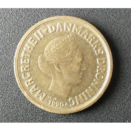 Pièce De Monnaie Du Danemark. 20 Kroner 1990