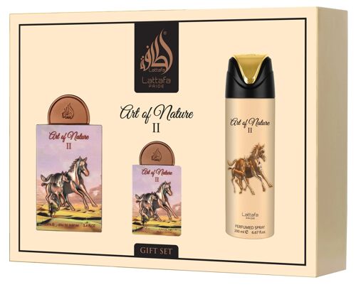 Coffret Cadeau Art Of Nature Ii (3 Pièces) - Lattafa Pride 