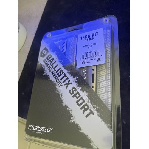 RAM Ballistix sport 2x8GB 16GB KIT DDR4 2666mhz