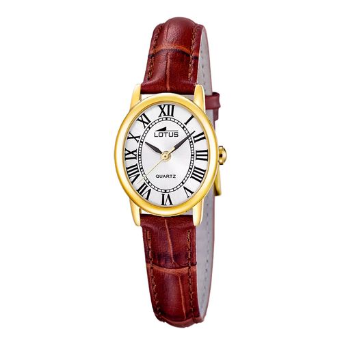 Coffret Femme Lotus 2gether Montre Cuir Rouge + Bijou Acier