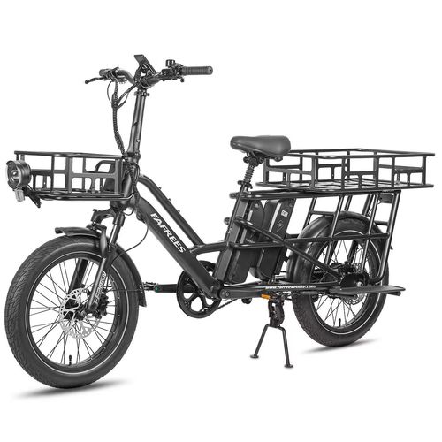 Fafrees Ff20 Cuv Vélo Cargo Électrique 20", 250w, 48v 24ah, 25km/H, Cadre Chargement Arrière, 100km, 200kg, Noir