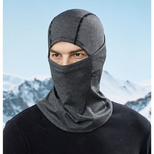 Masque De Ski - Cagoule D'Hiver - Pour Homme Et Femme - Respirante - Pour La Moto, Les Sports De Plein Air - Gris