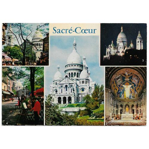 Carte Postale Couleurs Et Lumière De France,75 Paris,Basilique Du Sacré-Coeur,Sa Construction Fut Décrétée En 1873 Par Voeu National