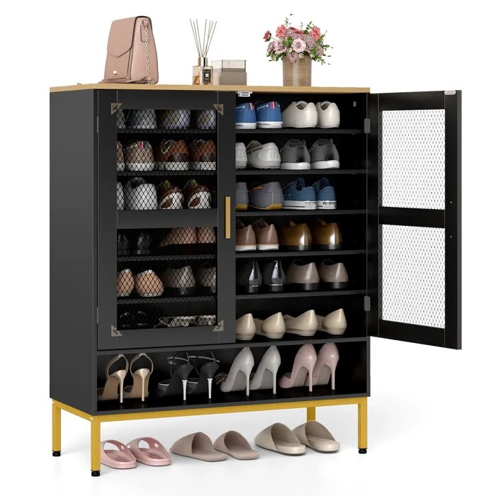 Étagère à Chaussures à 12 Niveaux Accrochée Derrière La Porte – Maroc