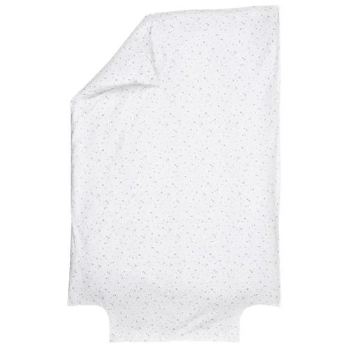 P'tit Basile - Housse De Couette Bébé 100% Coton Bio 57 Fils - 100x140 Cm - Certifié - Imprimé Mini C?Urs