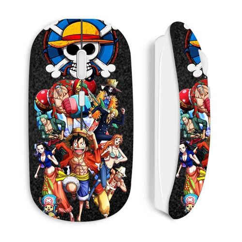 Souris blanc Sans Fil One piece Monkey Luffy équipage anime manga