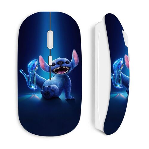 Souris blanc Sans Fil Stitch chaussure cendrillon disney anime