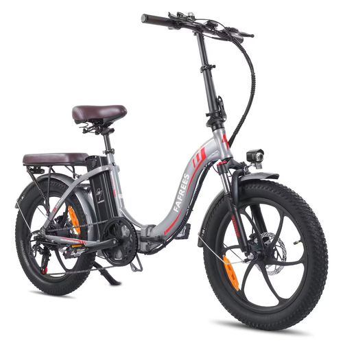 Fafrees F20 Pro Vélo Électrique Pliable, 90km Autonomie, 250w, 36v 18ah, 25km/H, 150kg, Gris