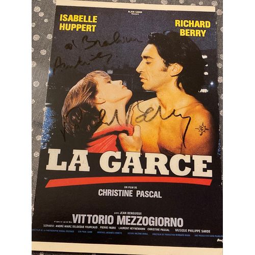 Photo Dédicacée De Richard Berry Dédicacée 