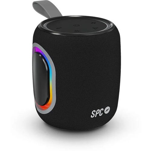 SPC ORBITAL SPARK - Enceinte portable Bluetooth, 15 W de puissance, 24 h d¿autonomie, éclairage LED, IPX6