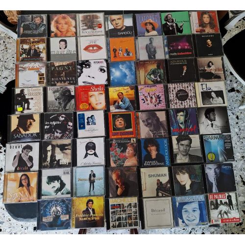 Chanson Variétés Françaises Lot De 60 Cd A