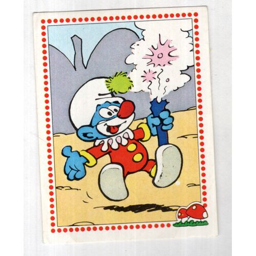 Autocollant Panini - La Parade Des Schtroumpfs - N°96