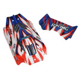 Wltoys 124008 1/12 Rc Pièces De Voiture Carrosserie Coque Queue Aile Peint Véhicules Modèles Accessoires De Rechange 2739-Wltoys