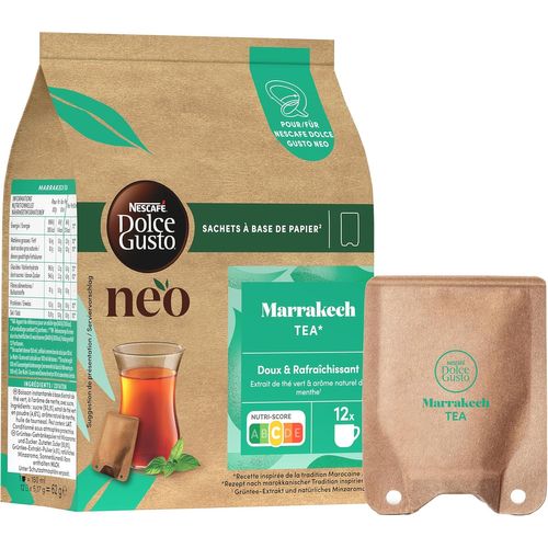 NEO Marrakech Tea par NESCAFÉ® Dolce Gusto® - 60 Sachets de thé (5 boîtes de 12 sachets) - Compatibles uniquement avec les machines à café NESCAFÉ Dolce Gusto NEO