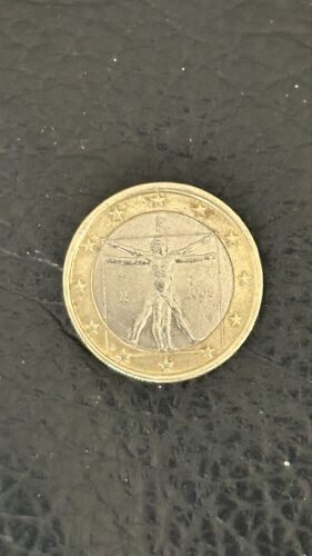 Pièce De 1€ De 2009 Italie Homme De Vitruve Léonard De Vinci