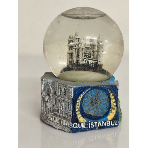 Boule A Neige Istanbul La Mosquée Bleue