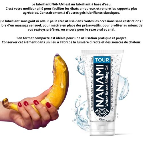Lubrifiant Gel Intime A Base D'Eau Sex Vaginal Anal Homme Femme Qualité Supérieure 100 Ml