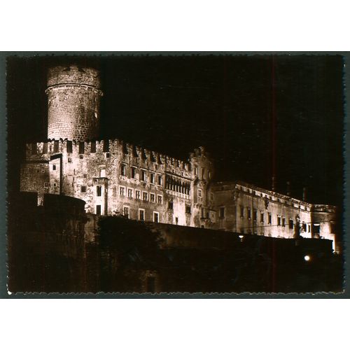 Carte Postale Trento , Castello Del Buon Consiglio , Notturno