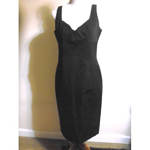 Max Mara Parfaite Robe Noire Féminine T 40