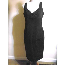 Max Mara Parfaite Robe Noire Féminine T 40