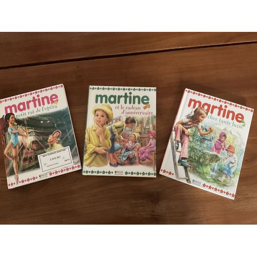 1 Lot De 5 Livres Pour Enfants Collection Martine