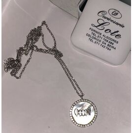 Collier Pendentif Argent Massif 925 Famille