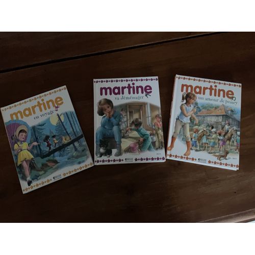 1 Lot De 6 Livres Pour Enfants Collection Martine