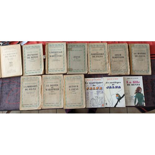 Lot De 13 Anciens Livres "Saga Des Jalna" De Mazo De La Roche