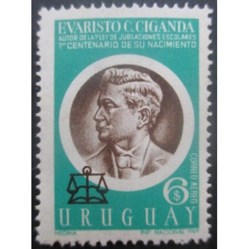 Uruguay Poste Aérienne N°358 Ciganda Neuf **