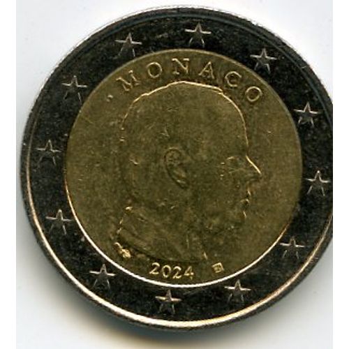 Monaco 2 Euros 2024 Albert I I