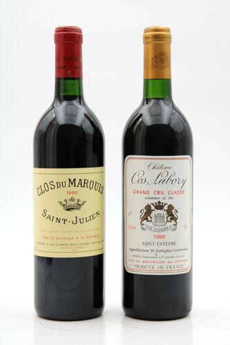 Duo 1989 - Saint-Julien Et Saint-Estèphe 2x75cl