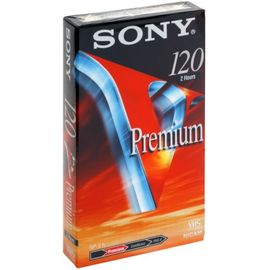 Cassette vidéo VHS Sony 120 minutes