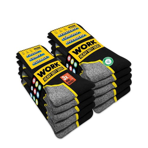 Lot De 10 Chaussettes Work Spécial Chaussures De Sécurité, Trek Et Nature Neuves Taille 39/42 Et 43 /46.