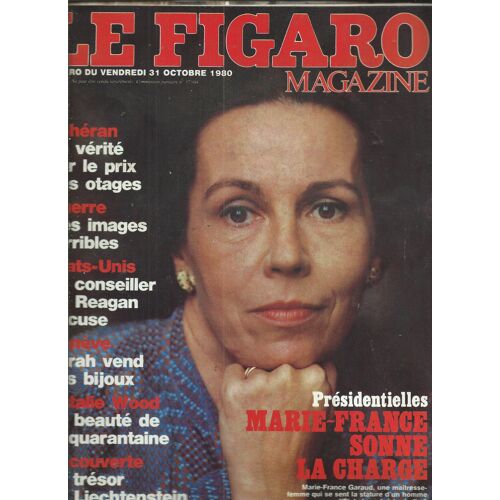 Le Figaro 31/10/1980 Marie-France Garaud, Thierry Le Luron, Daniel Toscan Du Plantier, Alain Mimoun,Paul Guth,Abel Gance,Natalie Wood,Marguerite Yourcenar,Miguel Berrocal,Richard V. Allen/Jackie Simon