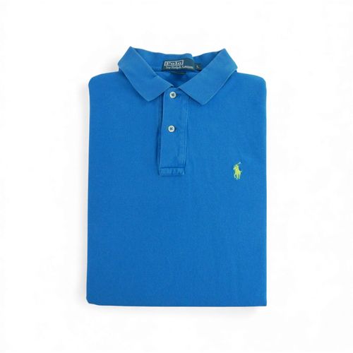 Reconditionné - Polo Manches Courtes Homme Bleu - Taille L - Homme - Bleu