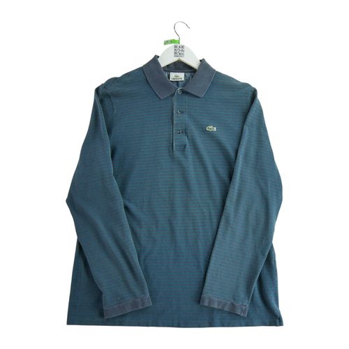 Reconditionné - Polo Manches Longues Homme Bleu - Taille L - Homme - Bleu