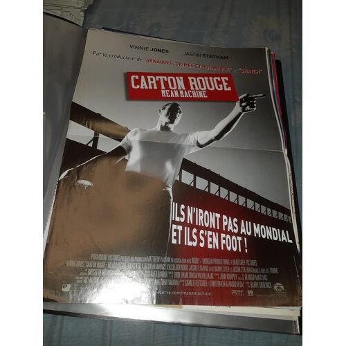 Affiche De Cinéma Carton Rouge 40x60 Cm