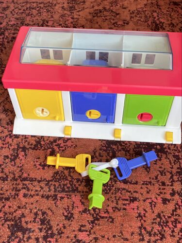 Garage 3 voitures avec clés 