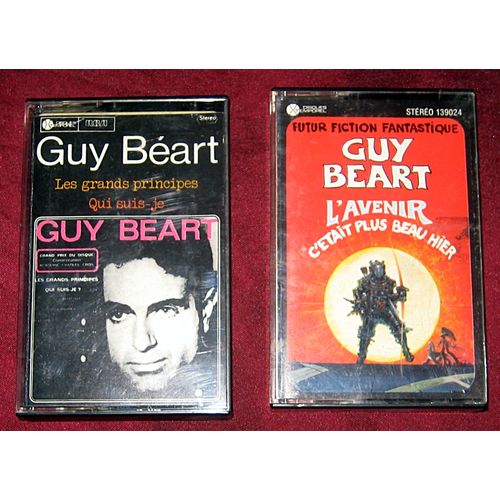 Collectors. Guy Béart. 2 K7. Les Grands Principes + L'Avenir. Temporel.