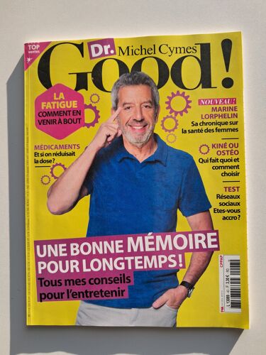 Dr. Good Michel Cymes 43 Septembre Octobre 2024 - Une Bonne Mémoire Pour Longtemps