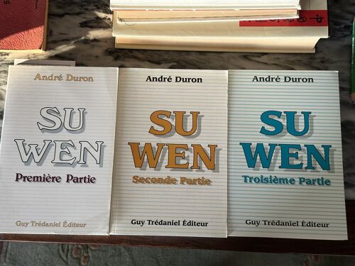 Su Wen Tome 1, 2 Et 3 - André Duron