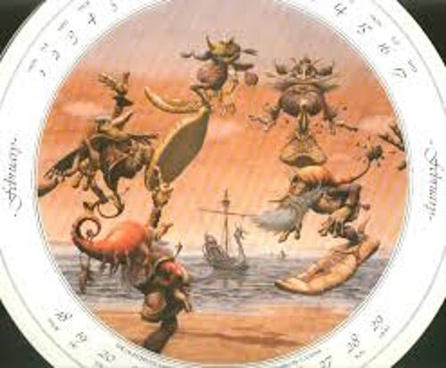 Rodney Matthews Calendar From Wondrous Tales 1988