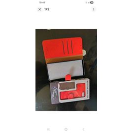 coque xiaomi redmi 13 c rouge en porte-feuille