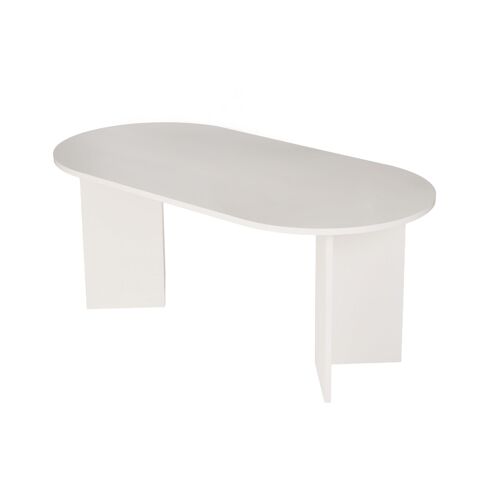 Table à manger en bois "Sablin" - 180 x 89 x 75 cm - Bois Blanc