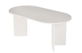 Table à manger en bois "Sablin" - 180 x 89 x 75 cm - Bois Blanc