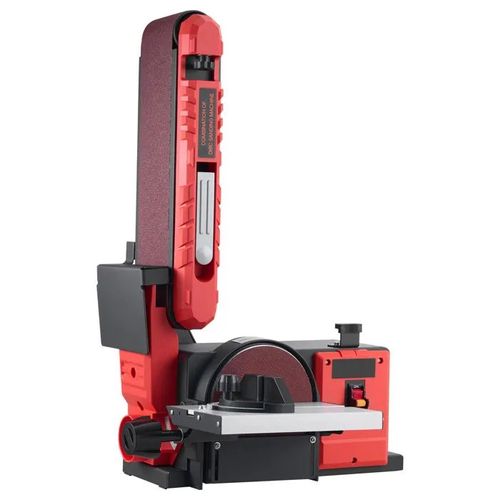 Ponceuse à Bande et à Disque 400 W-Duoku-avec Bande Abrasive Ajustable 101,6 x 914,4 mm-Disque de Ponçage 152,4 mm